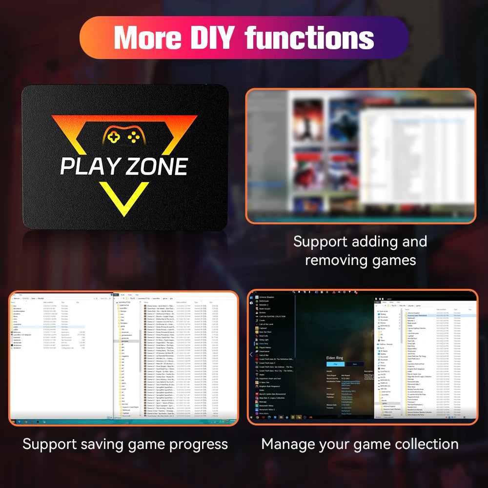 Hyper Base Play Zone 1T | 80+ emulators & 16191 games (PS5/4/3/2/XBOX/SWITCH etc) |